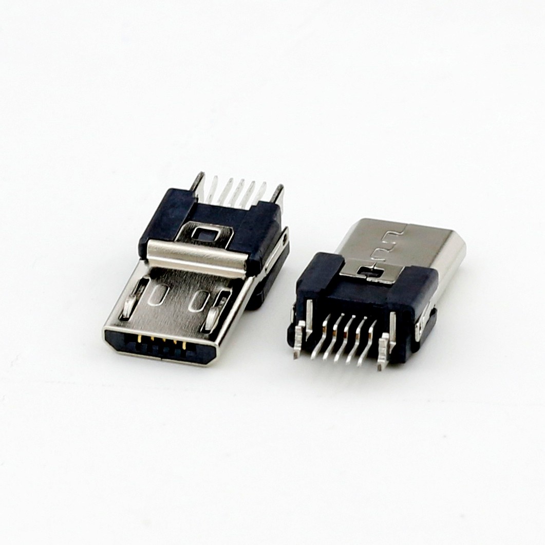 MICRO USB 公头贴板式